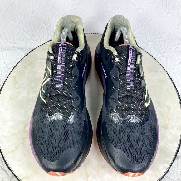 New Balance Sneakers Men 9.5 Black Purple DynaSoft Nitrel V5 Trail Running Shoes - Picture 4 of 12